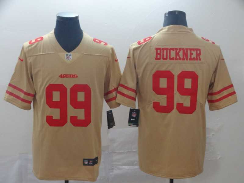 Nike 49ers 99 DeForest Buckner Cream Inverted Legend Limited Jersey,We sell and wholesale Nike 49ers 99 DeForest Buckner Cream Inverted Legend Limited Jersey on line form chian!